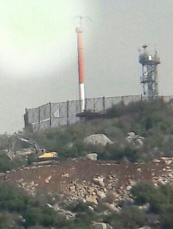 Israel Fortifies Hilltop Post on Shebaa Farms Borderline