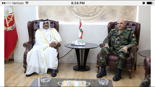 Lebanese Army Chief's itinerary