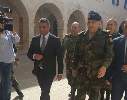 New Army Commander in First Visit to Bkirki