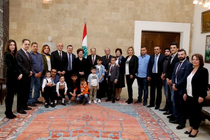 Aoun in front of hemophilia patients and health care associations: State is concerned with delivering care to patients with chronic diseases